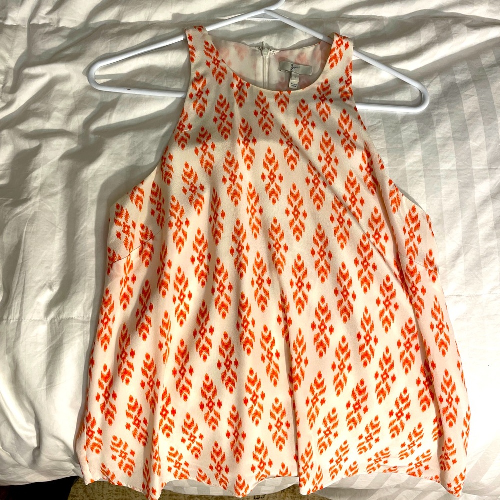 Joie racerback silk blouse